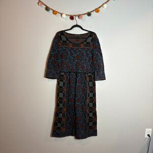Peruvian Connection colorful Pima Cotton sweater dress